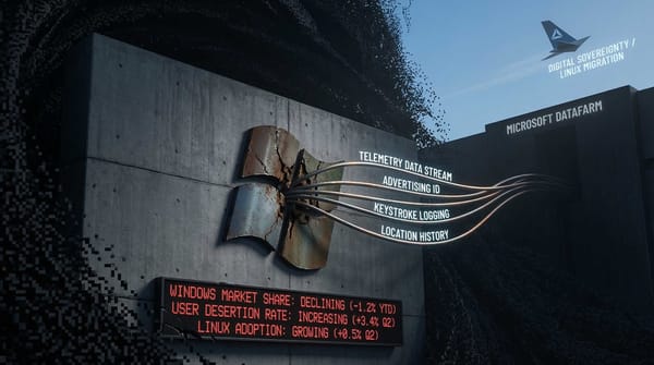 The Windows Descent: From Operating System to Corporate Spyware